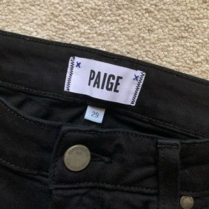 Paige Black Verdugo Ankle Jeans